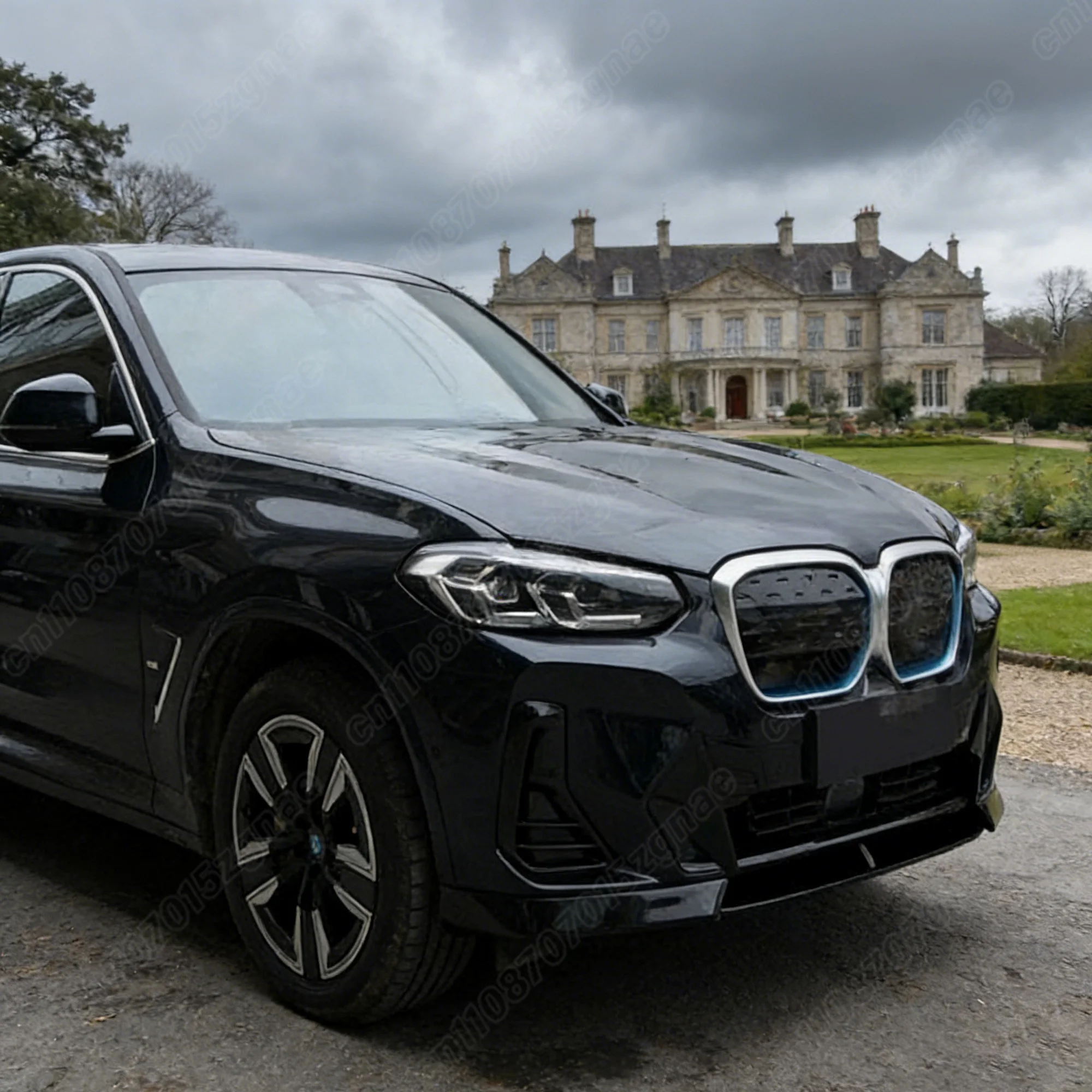 BMW X3 G01 X4 G02 IX3 G08 M 팩 2021 2022 2023 2024 프론트 범퍼 스포일러 립 레이싱 스플리터 셔블 서라운드 카 바디 키트