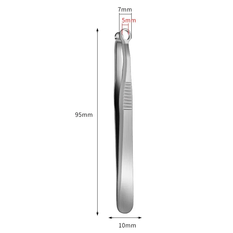 Nose Hair Trimmer Universal Nose Hair Trimming Tweezers Stainless Steel Eyebrow Nose Hair Cut Manicure Facial Trimming Makeup Scissors Trimmer
