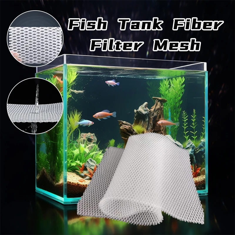 

Aquarium Filter Bag Blanket Reusable Filter Media Sock for Fish Tank Filtration Material Water Change Cleaning Sponge Accessory