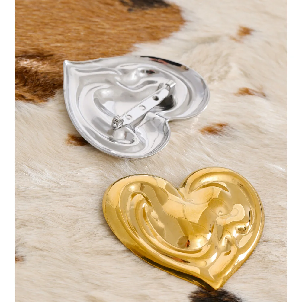 Yhpup Stainless Steel Brooch Pin Waterproof for Clothes and Hats
