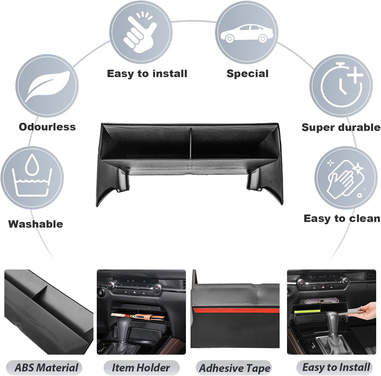 LFOTPP Organizador de consola central Mazda CX-5 2023 para Mazda CX-5