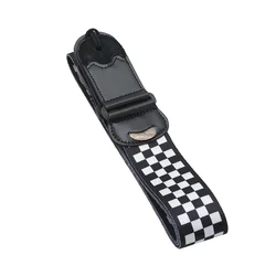 Embroidered Electric Guitar Strap with Plectrum Holder - String Instrument Accessory (AS - 024)
