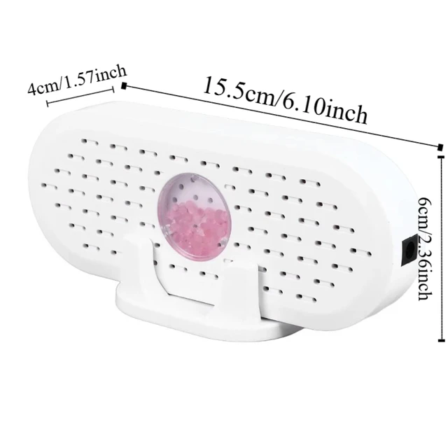 USB Charging Electric Dehumidifier Reusable Portable Mini Air Dryer Color Changing Design Visible Moisture Absorber For Closet 6