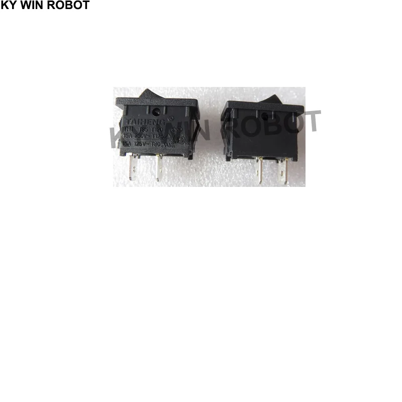 

2PCS/LOTS Imported Taiwan TAIHENG high-current boat/shape switch 2-pin two/2-position rocker switch 15A250V