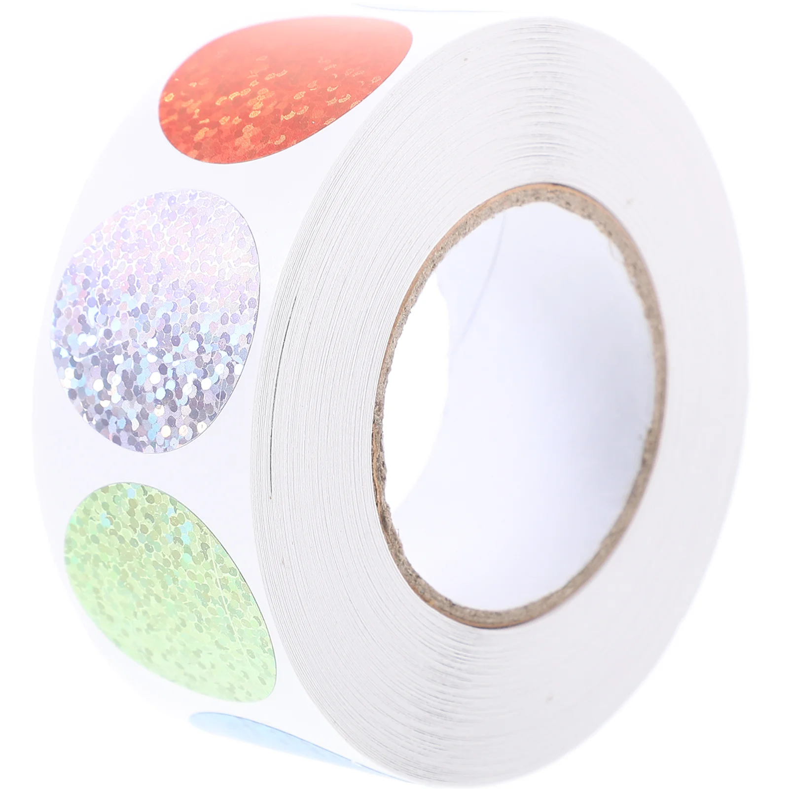 

2 Rolls Decor Children's Reward Stickers Decorative Label Sealing for Packaging Sequins Household Gift Dot Letter Accessory