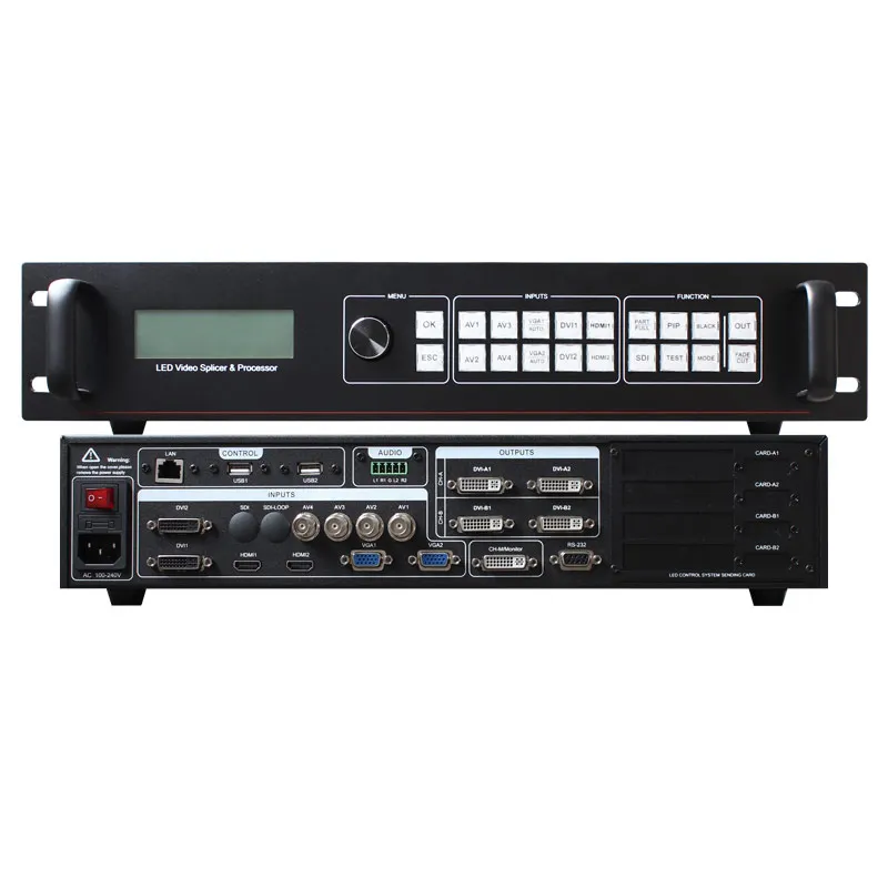 SC358 4k Ultra HD Video Splicer Processor Compare Vdwall Lvp608 609 RGBlink Venus X1 Led Video Processor Splicer