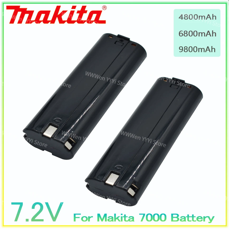 

Makita 7.2V 4800mAh Ni-MH Replacement Battery For 7000 7002 7033 191679-9 192695-4 632002-4 632003-2 7.2V Battery L50 192532-2