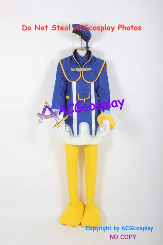 Kingdom Hearts Donald Duck Cosplay Costume Acgcosplay Include Copricapo