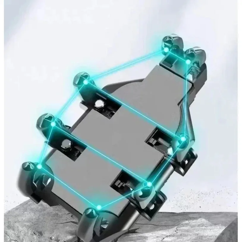 VIKEFON Universal New Upgraded Eight Claws Mobile Phone Holder for Motorcycle Scooter ATV Bicycle E-bike Cell Phone Bracket