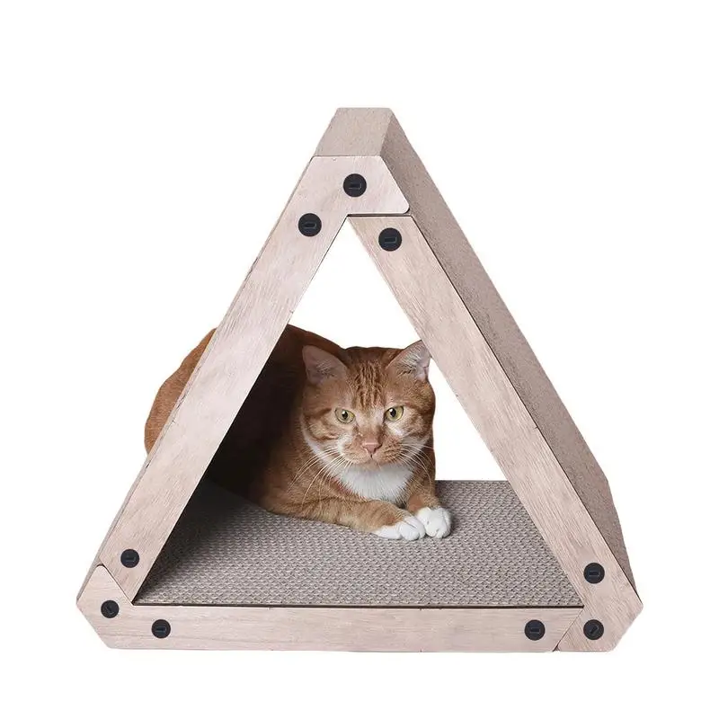 

Доска для кошачьих царапин, волшебный орган, игрушечная трехсторонняя Вертикальная Когтеточка, мяч для когтей, игрушка, аксессуары для кошек