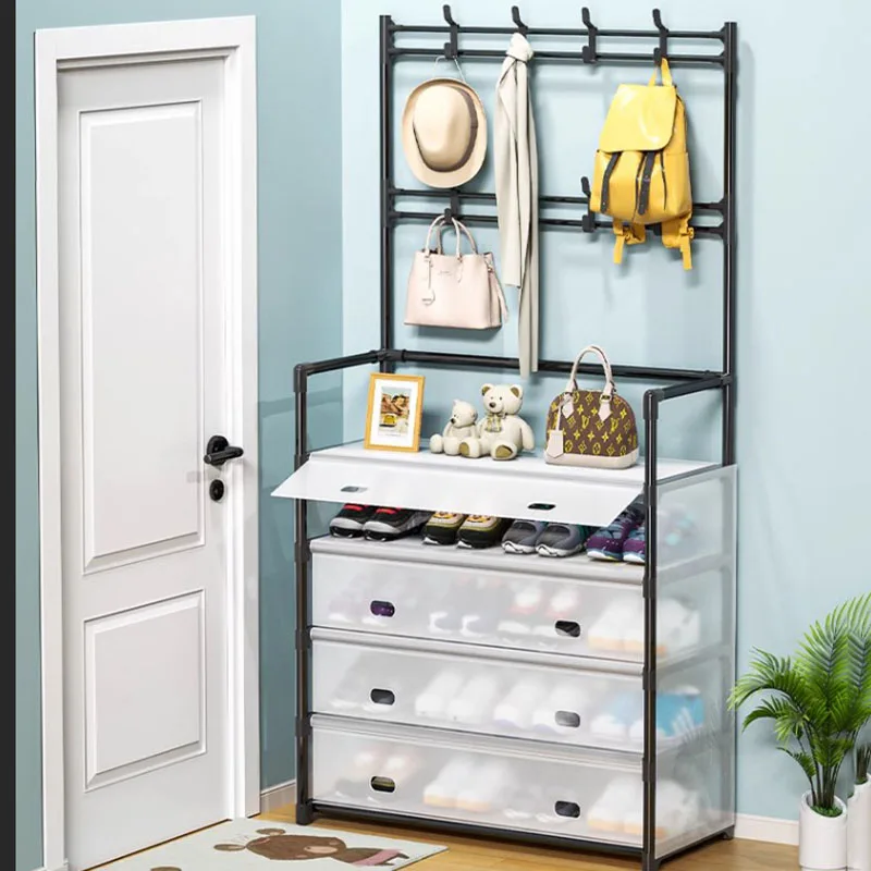 Appendiabiti Bianco Scarpiera Semplice Stoccaggio Nordic Designer Scarpiera Organizzatori Display Organizador De Zapatos Furniture