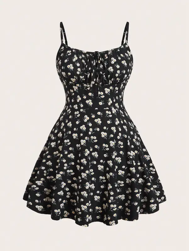 New fashion floral elegant sleeveless thin strap camisole