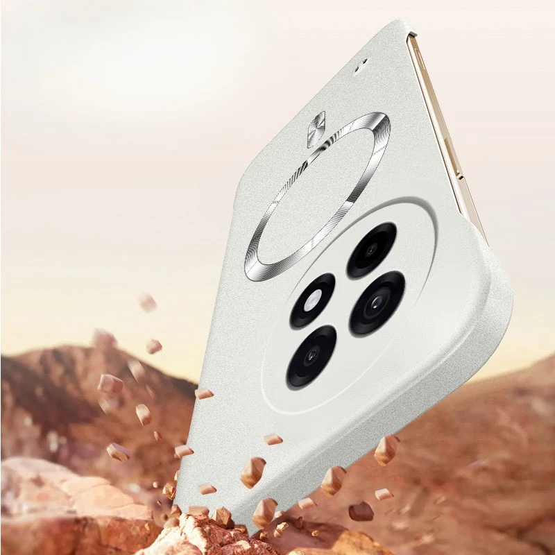 MagSafe Ultra-Thin Frameless Sandstone Magnetic Case with Wireless Charging Compatibility
