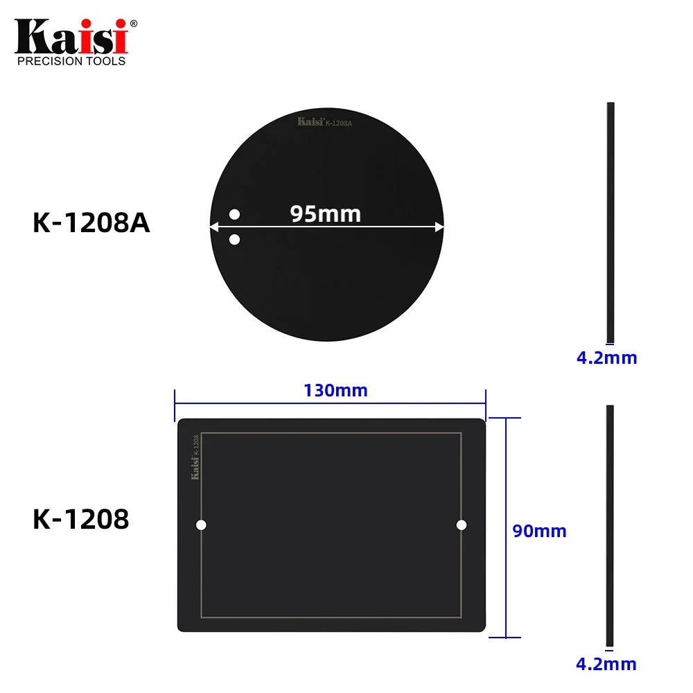 Kaisi K-1208 범용 PCB 보드 거치대 고정장치, 납땜 플랫폼용 이동식 PCB 마그네틱 고정장치 전화 메인 보드 수리 도구