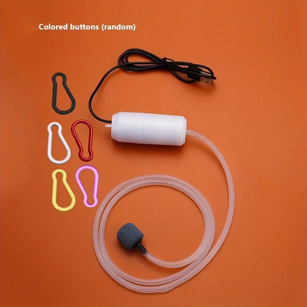 oxygenator fishing tank 1 Pc/2pcs USB oxygenation pump oxygen aquarium air pump with bubble stone aerator mini