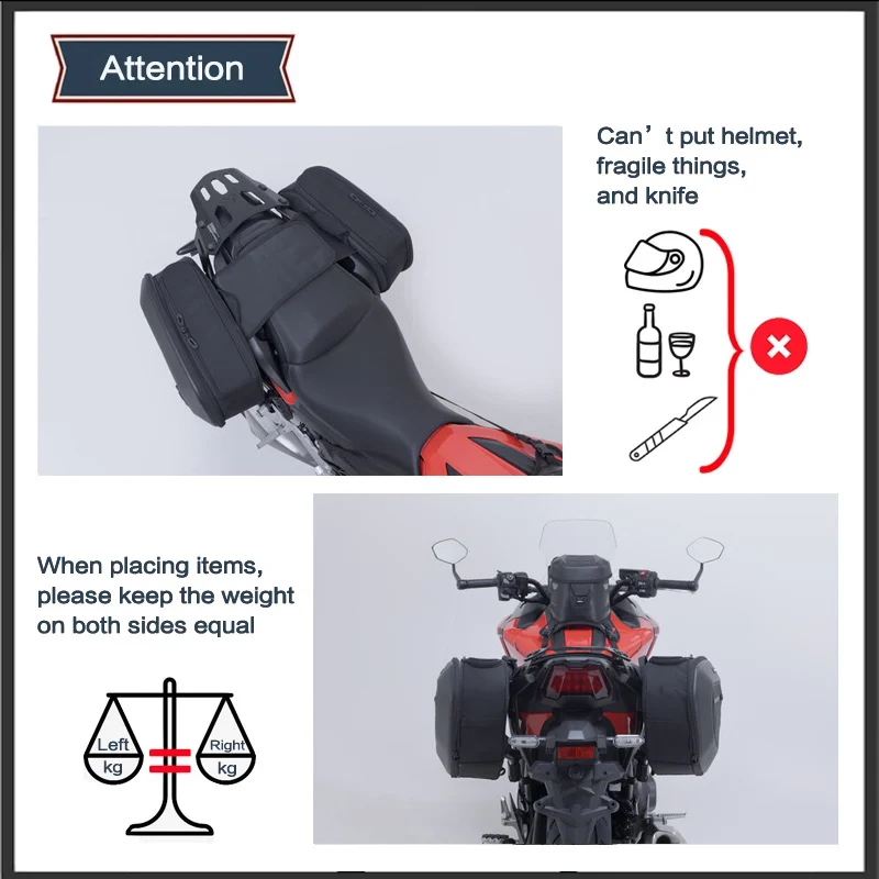 Motorcycle Waterproof Side Bags