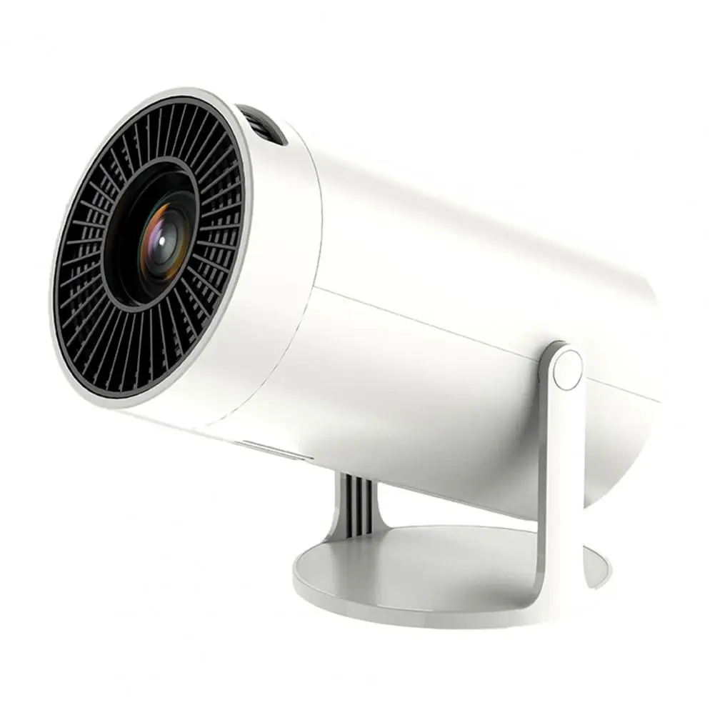 안드로이드용 고급 미니 LED 프로젝터, 180 ° 회전 스탠드, 와이파이 6 블루투스 5.0, 180 ° 회전 스탠드