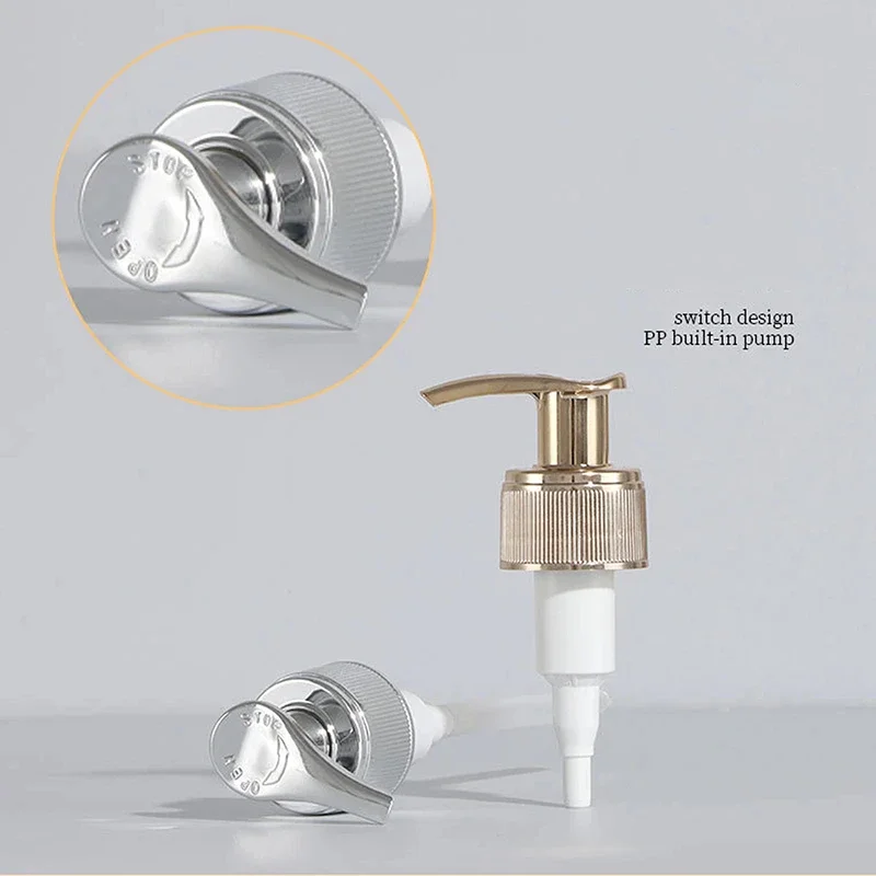 300ml Bath Hand Soap Shampoo Dispenser Plastic Bottle