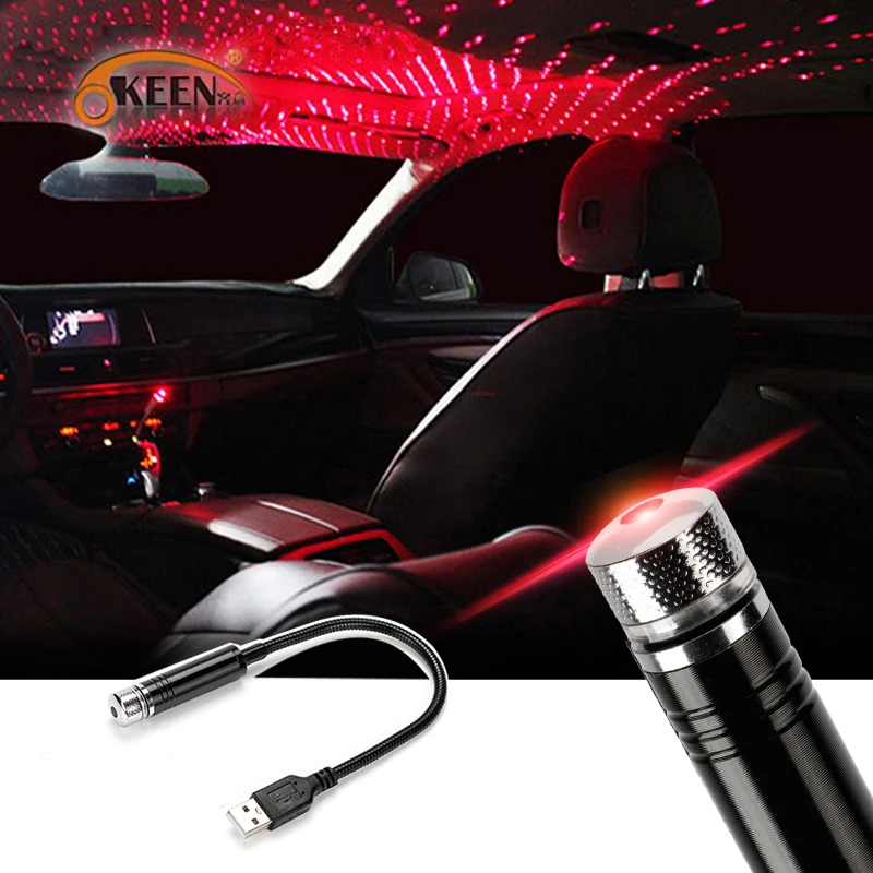 Led Car Roof Star Night Lights Projector Light Interior Ambient
