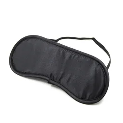 Luxurious Cotton & Sponge Eye Mask for Restful Sleep and Playful Cosplay (Black)