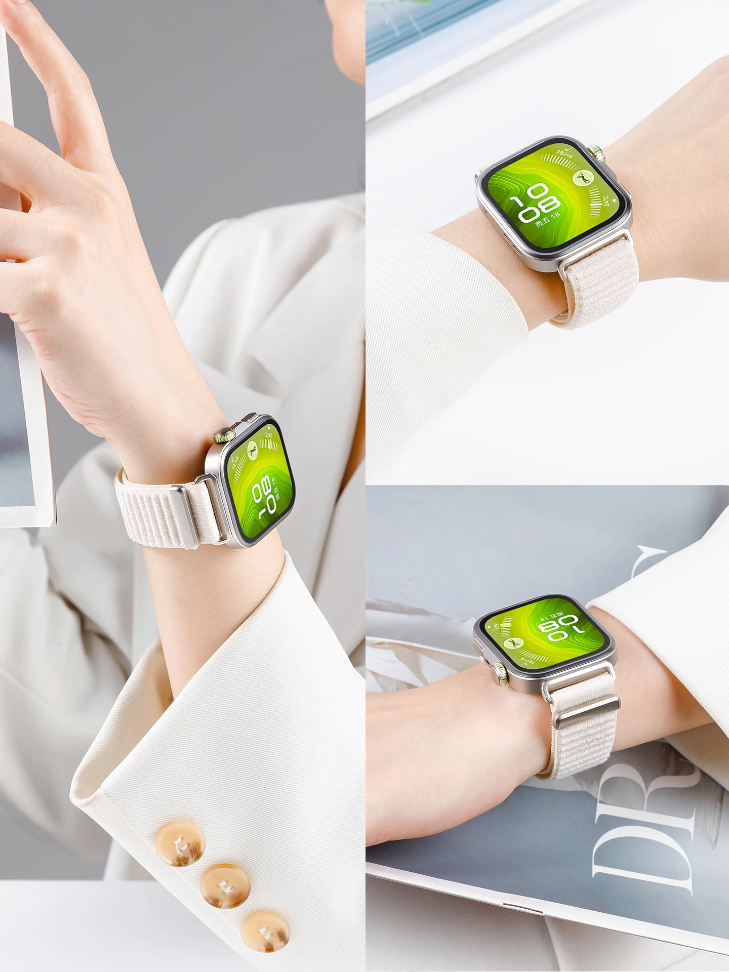 Premium Nylon Loop Bands - Stylish Wrist Bracelet