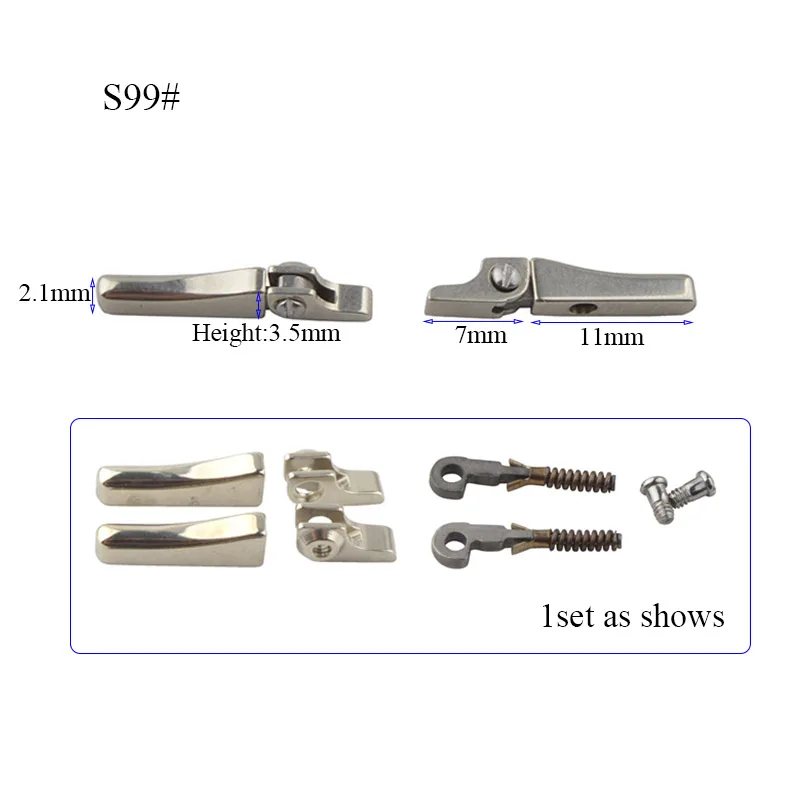 10세트 안경 스프링 힌지 케이스 안경 플렉스 힌지 깨진 스프링 교체 부품