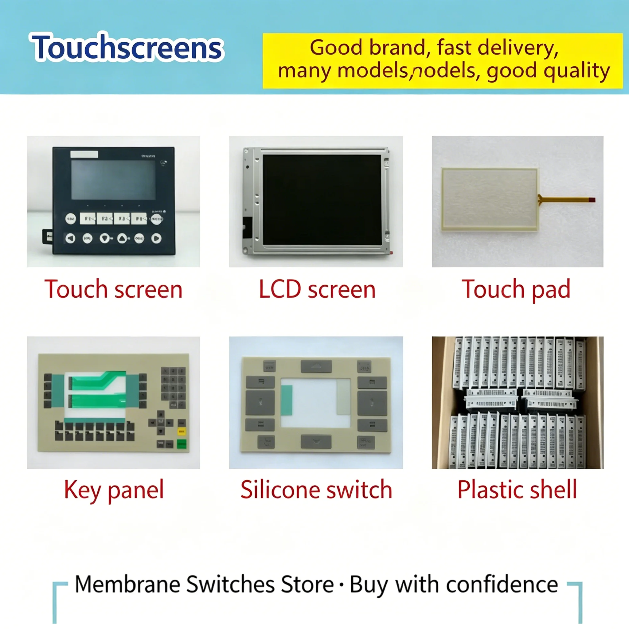 5 Pezzi Smart700IE 6AV6648 6AV6 648-0BC11-3AX0 -- Pellicole protettive in plastica Pannelli touch screen - immagine 5