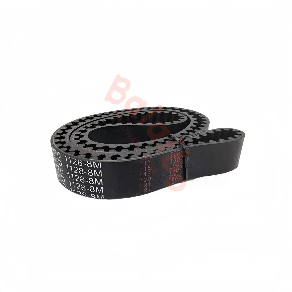 HTD 8M 폭 15/20/25/30/40/50mm 고토크 고무 타이밍 벨트 둘레 2000/2008/2016/2032/2040/2048/2056/2064/2080mm-2224mm