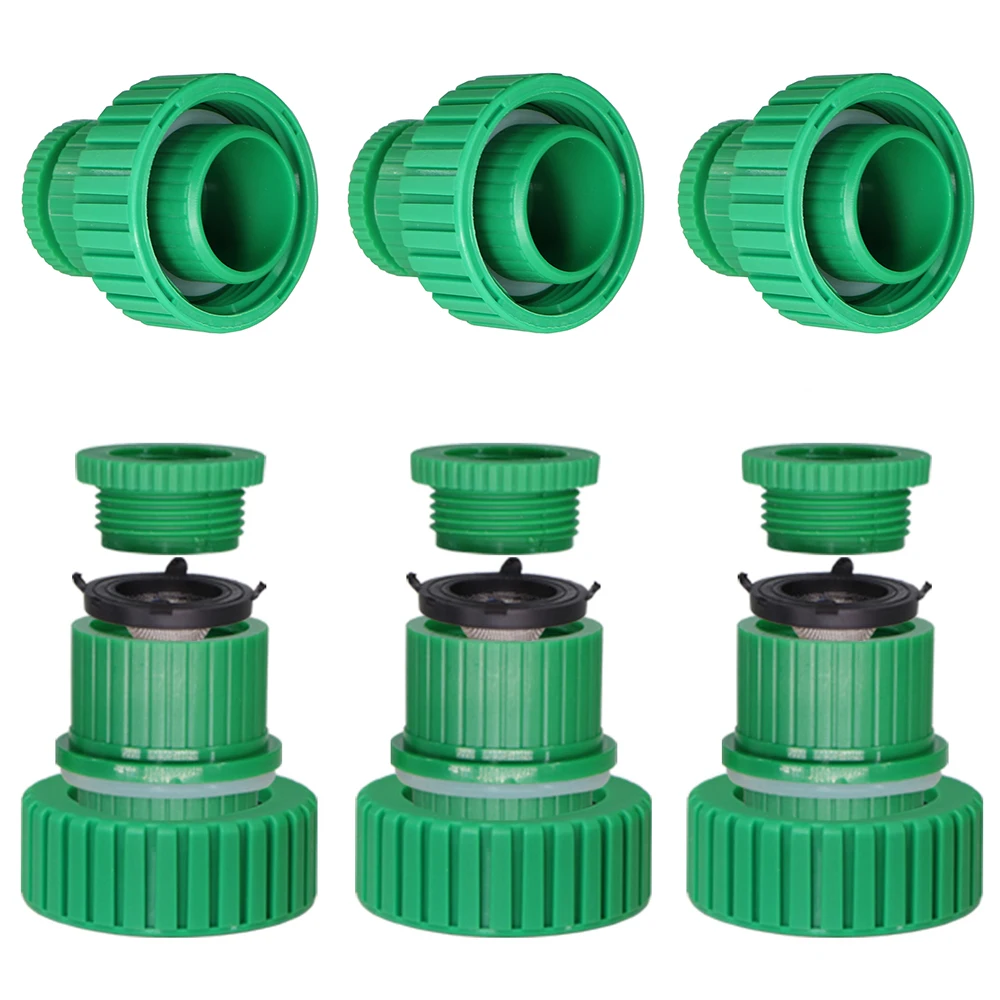 1/2''&3/4'' Plastic Tap Connector Garden Irrigation Accessories Automatic Water Timer Watering Fittings for Growing Vegetables