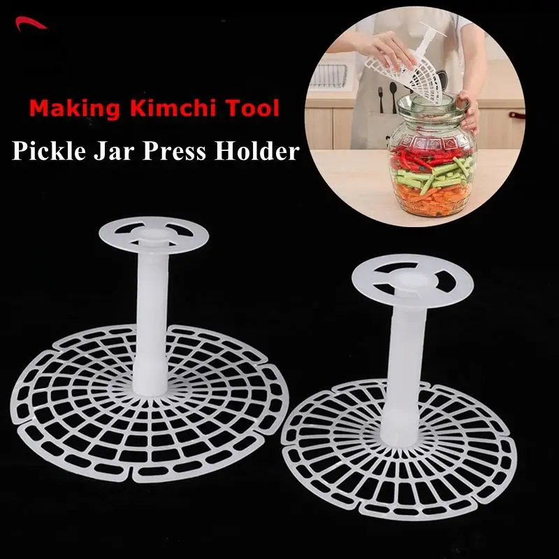 

15/19 см банка для маринования пресс пластиковый держатель для уплотнения в Kimchi банка для маринования инструмент для корейского дома кимчи Кухонные гаджеты