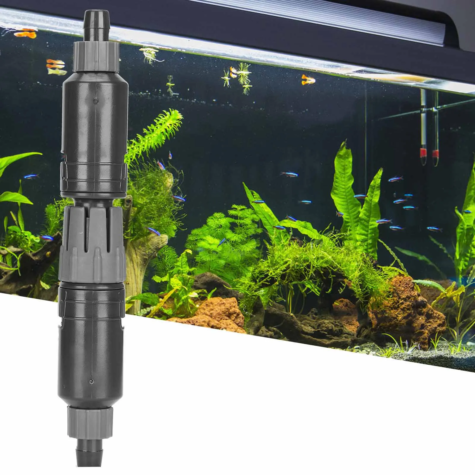 Aquarium Water Control Valve Fish Tank Hose Pipe Quick Release Double Tap Connector K-12/16mm 16/22mm aquarium accessories