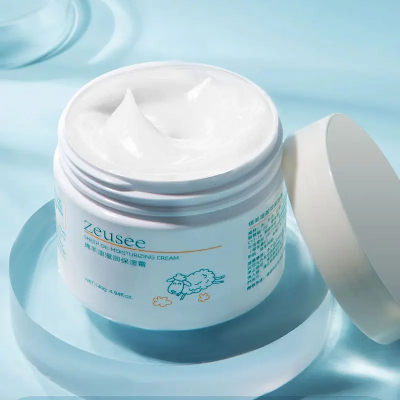

140g Sheep Oil Moisturizing Cream Autumn and Winter Face Cream Facial Moisturizing Skin Care Products Female and Male Students