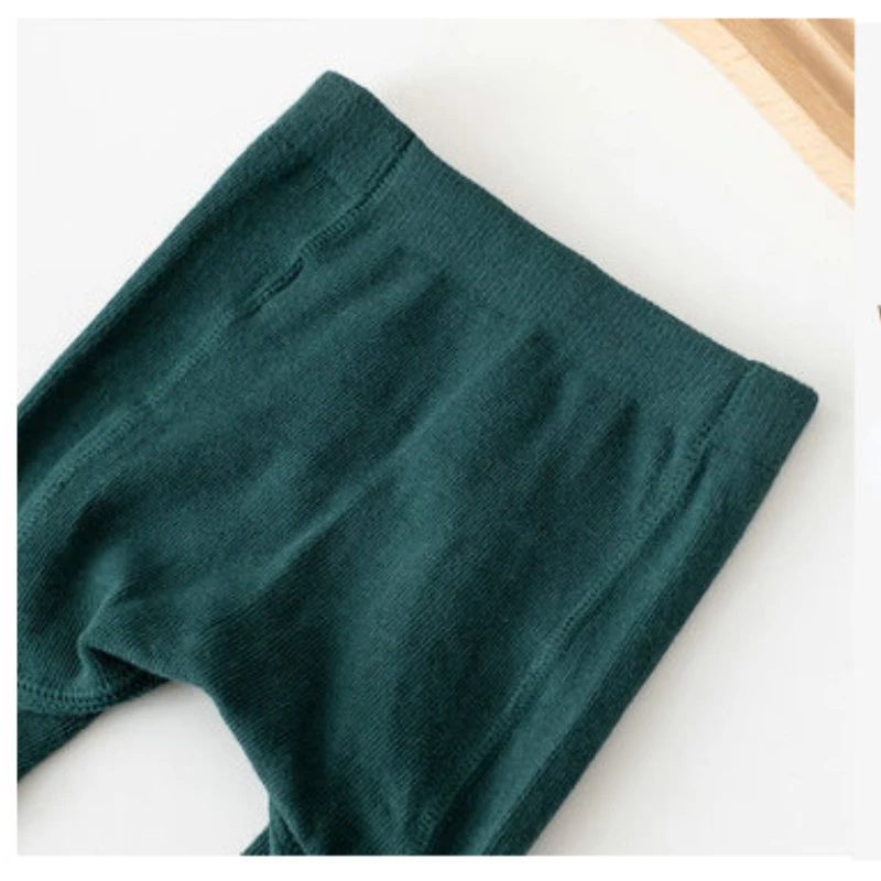 Baby Boys Girls Tights Spring Autumn Solid Color Cotton Elastic Pants Newborn Girl Leggings High Waist Infants Pantyhose knit tights girls pantyhose children stockings