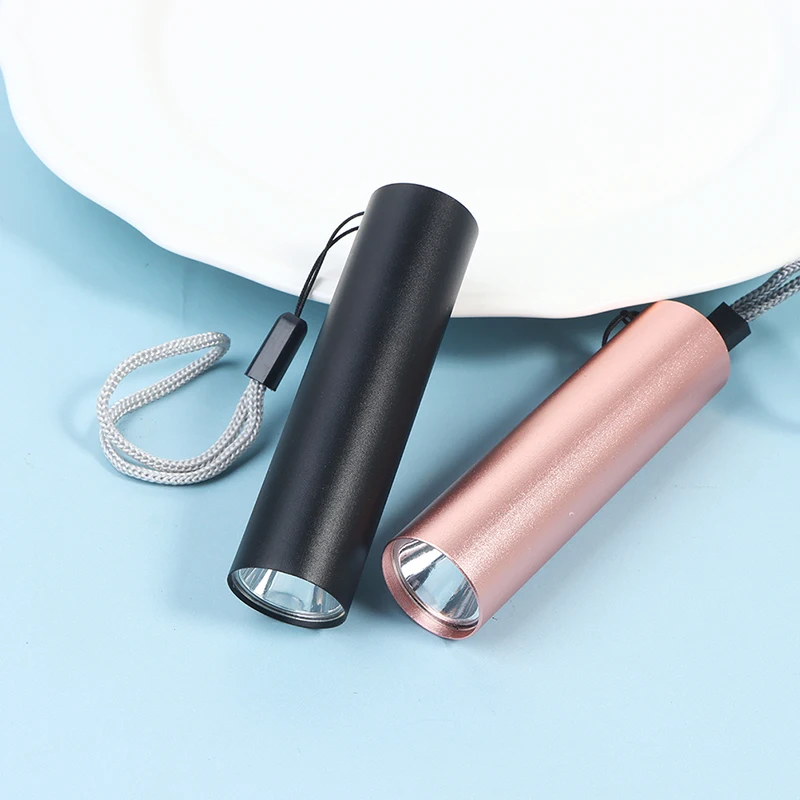 

USB Charging Rechargable Mini LED Flashlight 3 Lighting Modes Waterproof Telescopic Powerful Flashlight Outdoor ​Portable Torchs