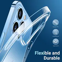 Ultra Thin Clear Case For iPhone 14 13 12 11 Pro XS Max XR X Soft Silicone 1