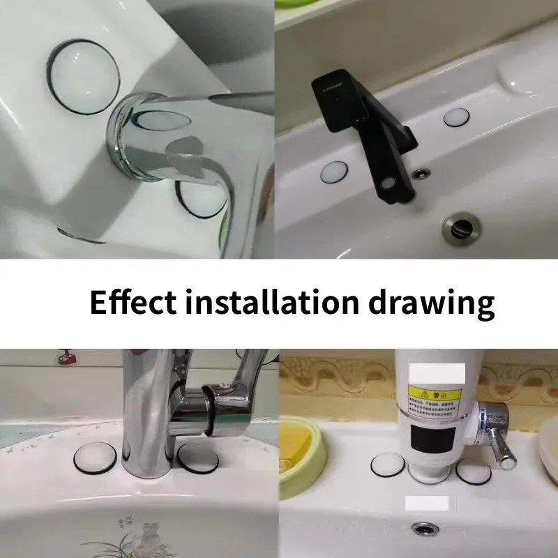 Sink Hole Sealing Cap Vegetable Washing Basin Sealing Cap Hole Plug Water Leakage Plug Sink Basin Decorative Cover