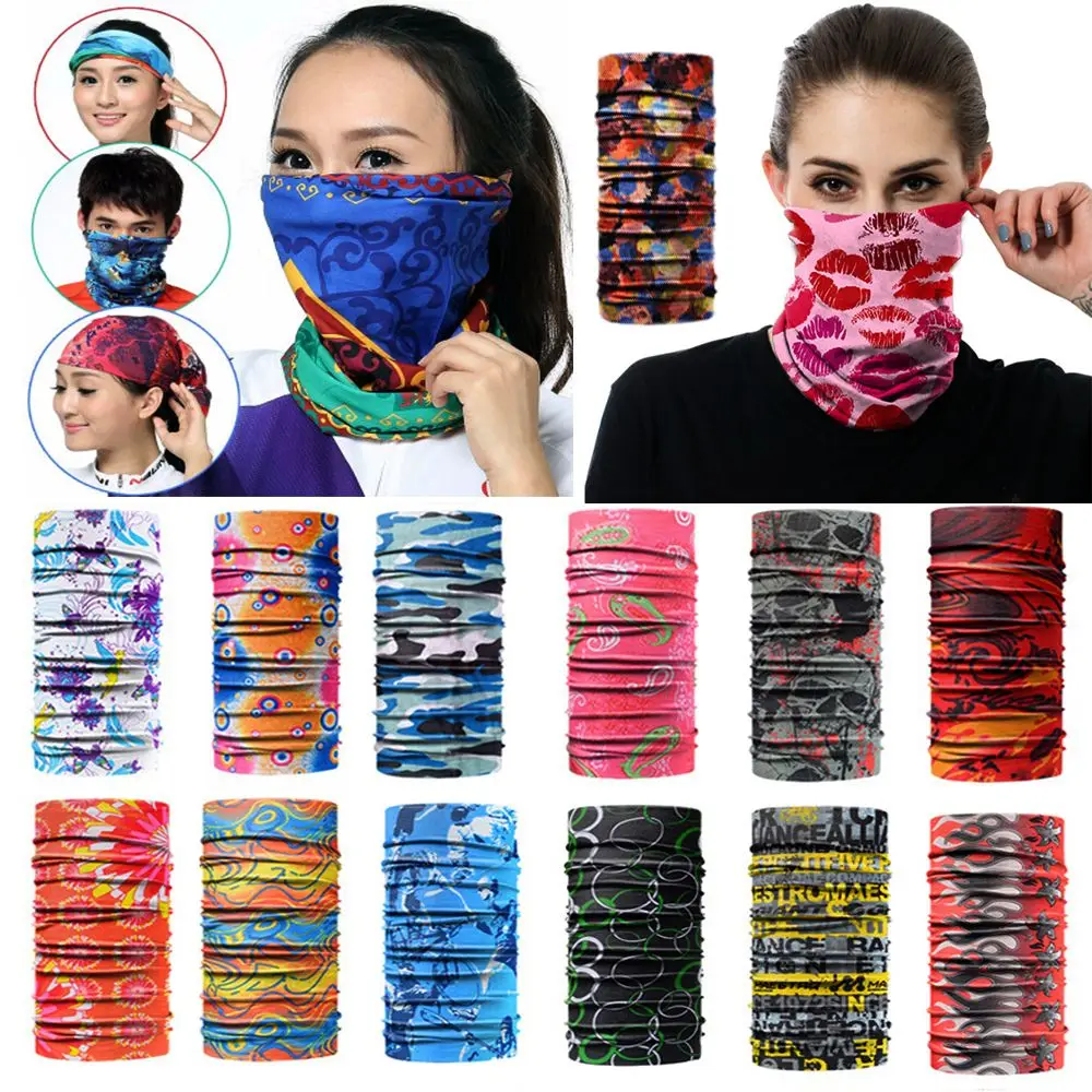 Sport Climbing Hiking Colorful Scarf Men Women Bandanas Motorcycle Turban Hand Band Magic Scarves Outdoor Cycling Headband Mask bandana scarf magic scarf