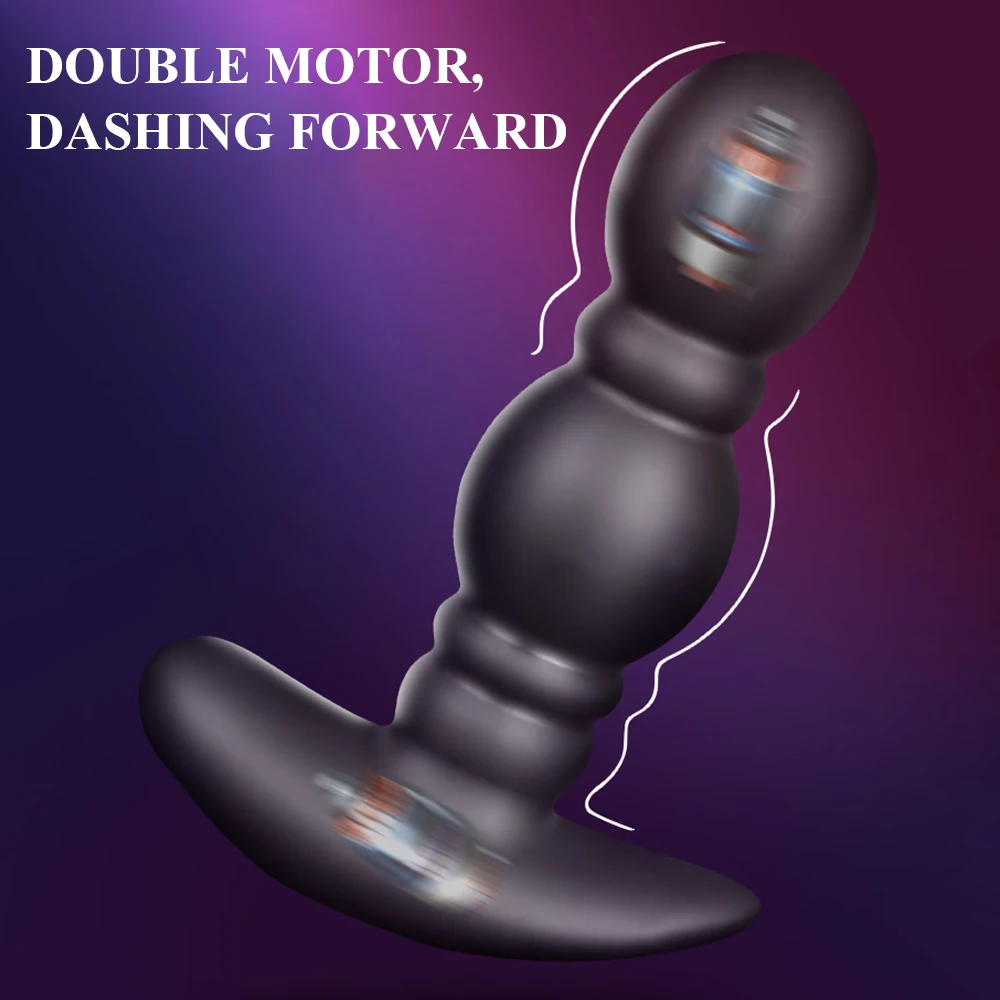 Plug anale Vibratore anale Dilatatore anale Dildo Massaggiatore prostatico Espansore anale Prodotti per adulti Sesso T _voghion.com
