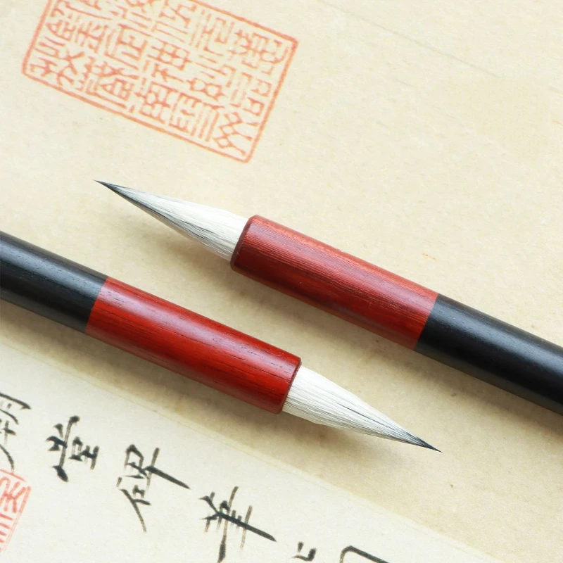 공식 인장 서예용 붓, 코끼리털 캘리그라피 붓, 여러 종류의 코끼리털 카오콴베이 일반 서예 붓, 학생 및 초보자용