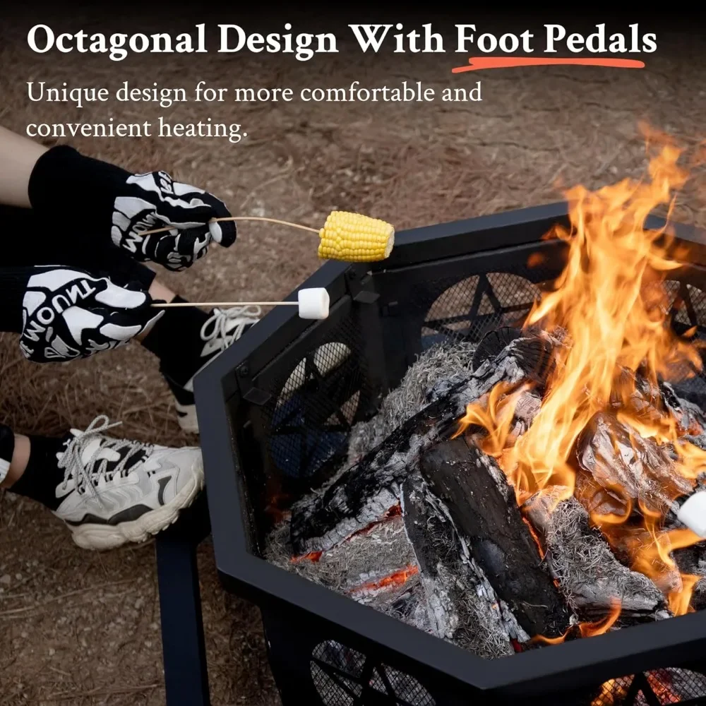 Octagonal Fire Pit 4