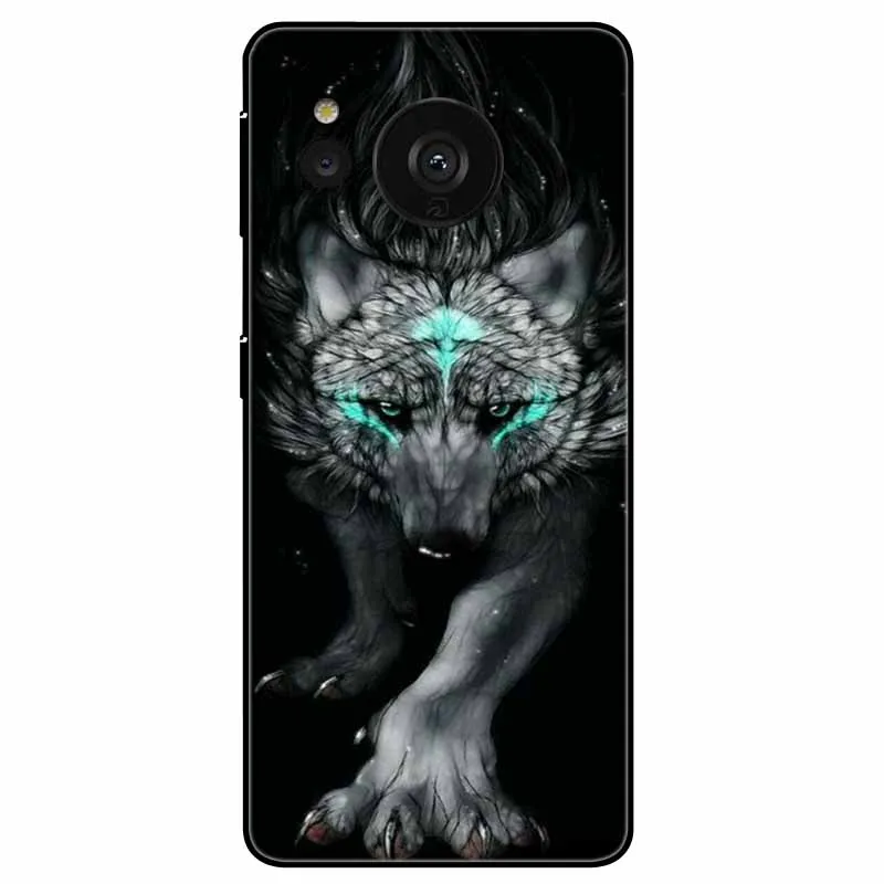 Elegant Black Lion Cats Silicone TPU Protective Case