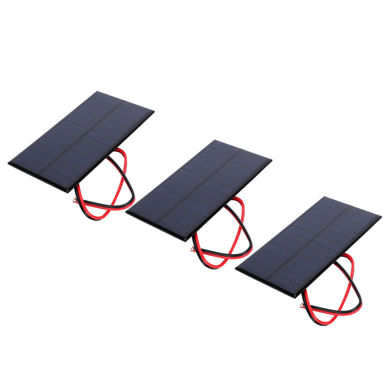 3pcs DC 6V 1W Solar Panel Cell Power Module Polycrystalline Silicon Solar Panel with 30cm Cable portable solar panel,solar panel,mini solar panel
