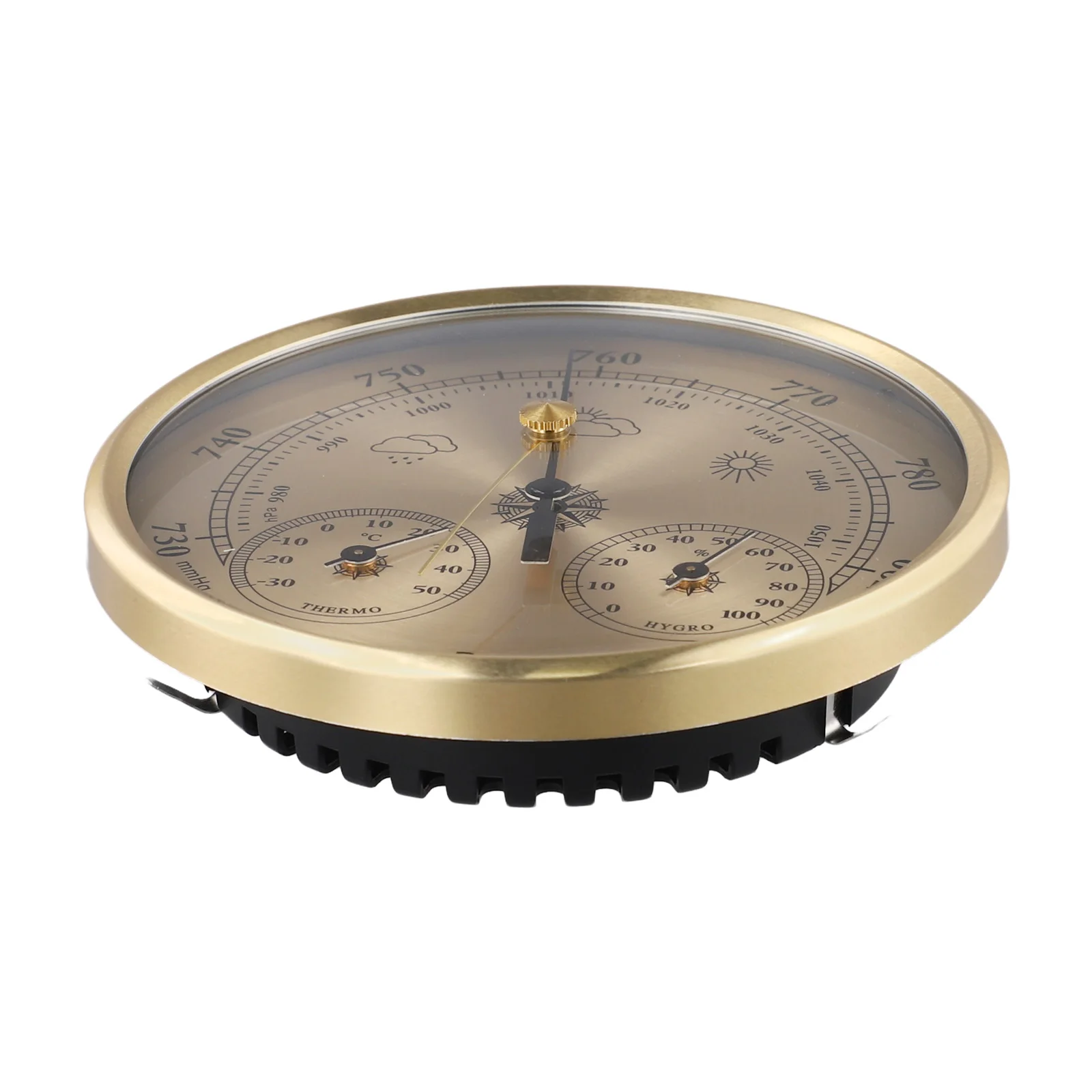 Garden Barometer Outdoor Waterproof 3-in-1 Analog Weather Station ...