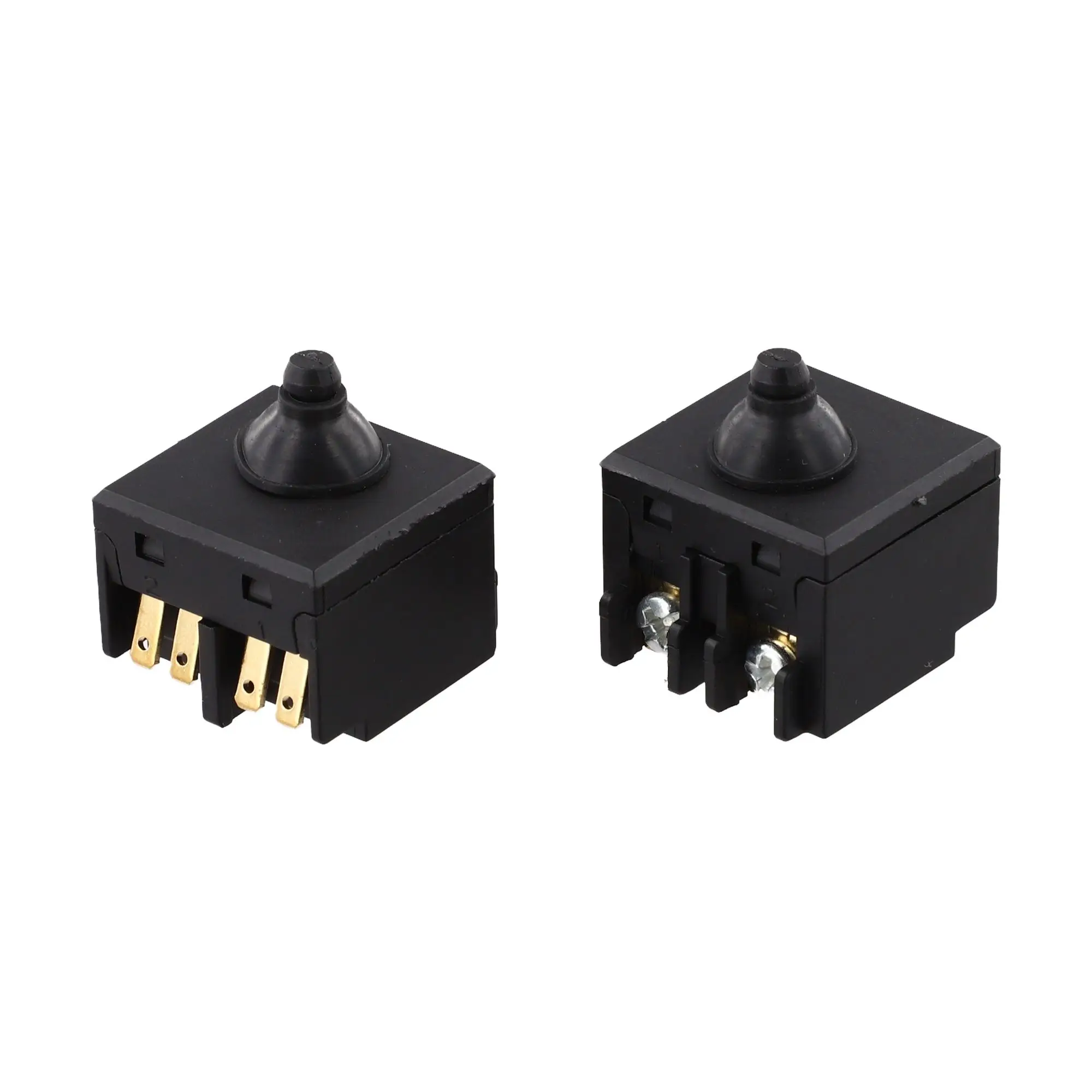 2pcs Angle Grinder Switch Replacement Parts Push Button Switches For 100 Polisher Angle Grinder Accessories Power Tool