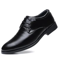Leather Shoes for Men Luxury Formal Dress Male Plus Size Party Wedding Office Work Slip Business Casual Oxfords Loafers Fomer 2