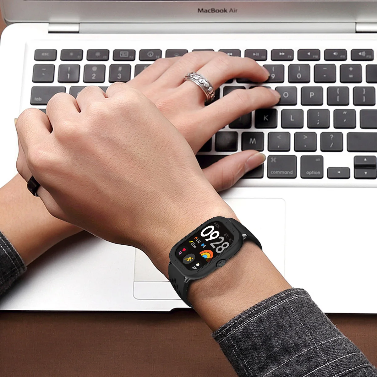 Silicone Strap and Bumper Protective Shell Cover