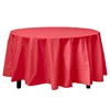 Black/White/Red Disposable PEVA Decorative Solid Plastic Tablecloth 1pc 6