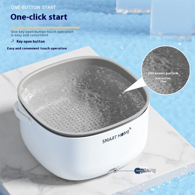 Household Food Ultrasound Vegetables Cleaning Basket Remove Pesticide Residues Fruits Vegetable Washer battery powered 4