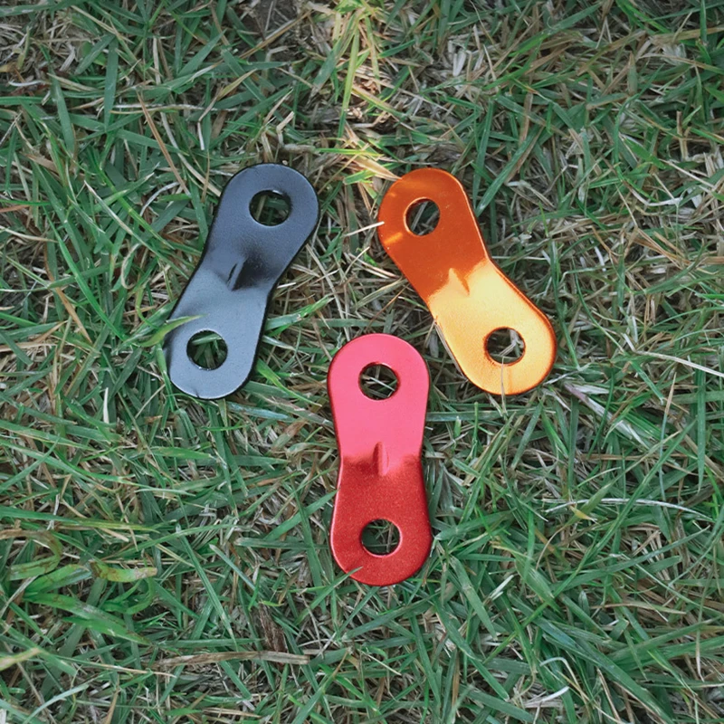 Camping tent rope buckle aluminum alloy adjustable tensioners fastener kit outdoor camping tarpaulin securing accessories 10 PCS