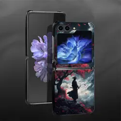 Anime Samurai Cool Phone Case - Stylish Back Cover - Galaxy Z Flip 5G (Mix01)